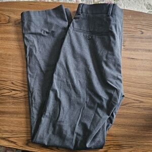 jf j.ferrar Men's Charcoal Dress Pants - Tailored Flat Front